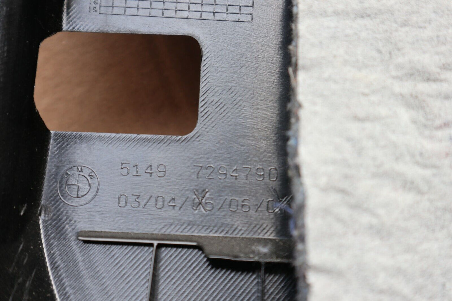 BMW X5 F15 PANOU CAPAC HAYON SPATE INFERIOR 7294790