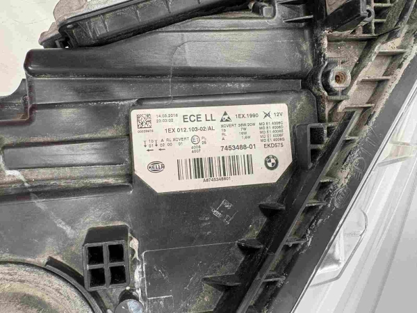 Original BMW 3er F30LCI F31LCI Right AHL Headlight Adaptive LED ECE 7453488 