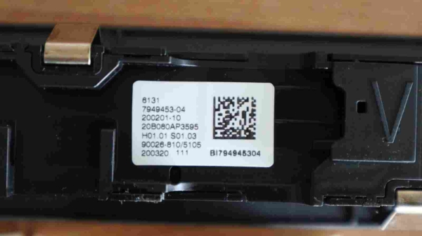 Original BMW 4er G26 G26LCI Audio Operating Unit Black 7949453 