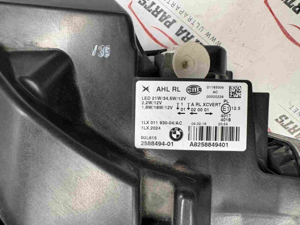 Original BMW 1er F20LCI F21LCI Headlight LED AHL Right 2588494 7414148 