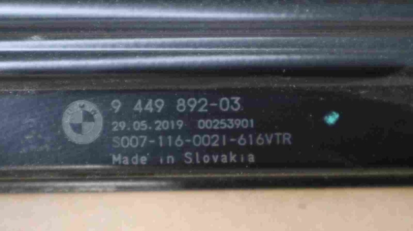 Original BMW G16 F93 Window Lifter With Motor Front Right 8497032 9466690 