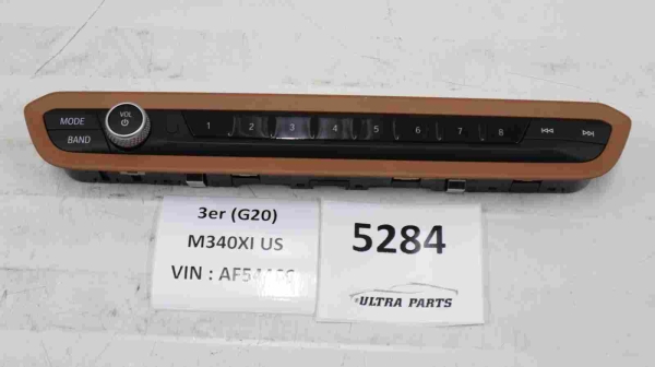 Original BMW 3 G20 4 G22 G26 Z4 G29 Audio Operating Unit Cognac 7949463 5A47C64 