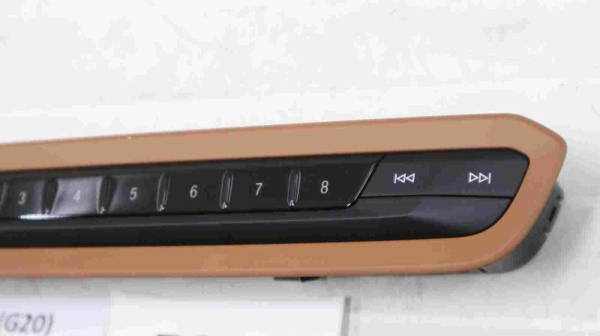 Original BMW 3 G20 4 G22 G26 Z4 G29 Audio Operating Unit Cognac 7949463 5A47C64 