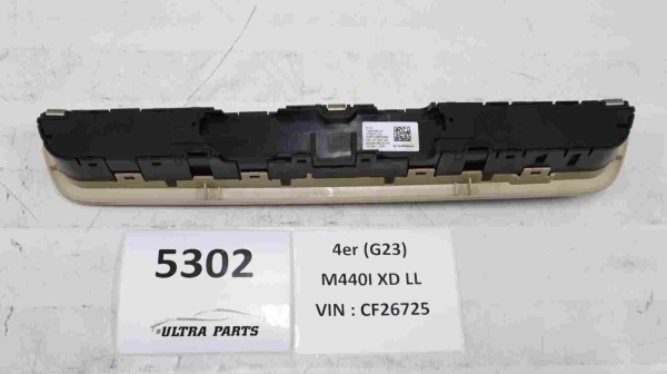 Original BMW 3 G20 4 G22 G26 Audio Operating Unit Canberra Beige 7949459 5A47C55 