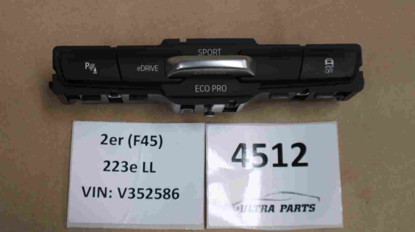 Original BMW 2er F45 F45LCI Switch Operating Facility Central Console 9392809 