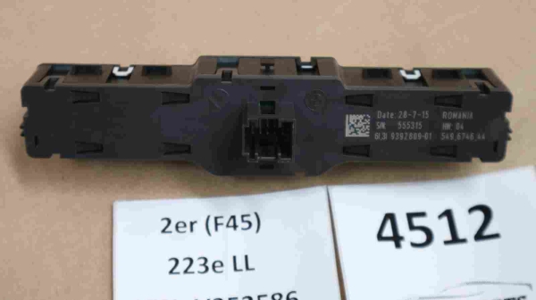 Original BMW 2er F45 F45LCI Switch Operating Facility Central Console 9392809 