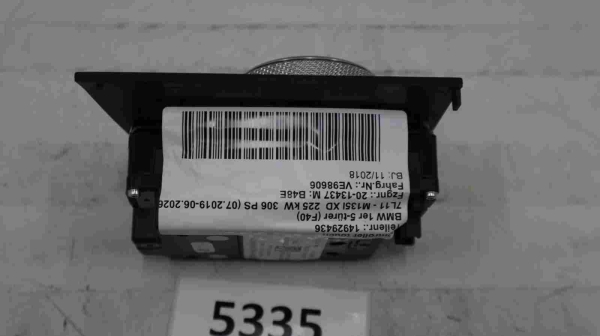 Original BMW 1 F40 3 G20 4 G22 G26 G01LCI iDrive Controller LHD 9462643 5B6D4E2 