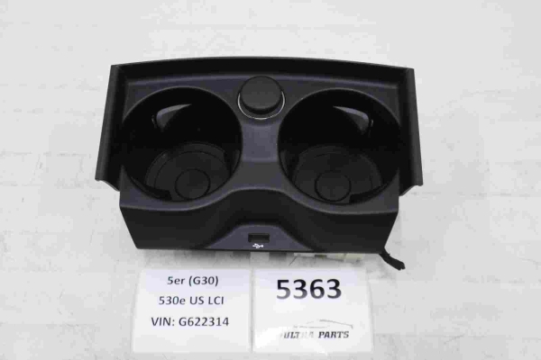 Original BMW 5er G30 G31 M5 F90 Drink Holder Centre Console 6801508 6833813 
