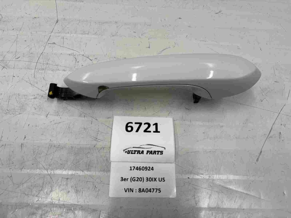 Original BMW G Series Door Handle Painted Outer Left Alpinweiss 7470527 9491457 