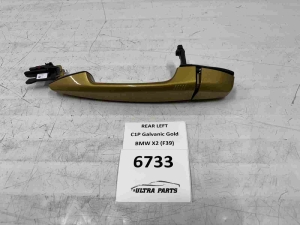 Original BMW F39 Door Handle Painted Outer Rear Left Galvanic Gold 7482537