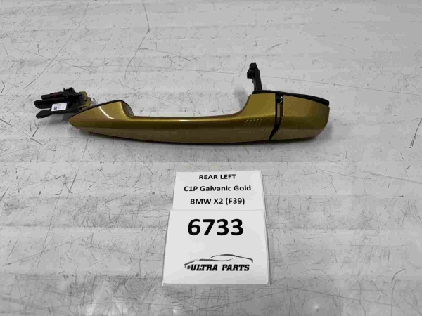 Original BMW F39 Door Handle Painted Outer Rear Left Galvanic Gold 7482537 