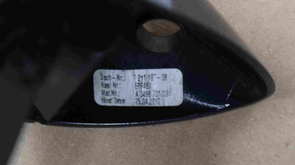 Original BMW F07 F10 F11 F06 F12 F13 F01 Outside Door Handle Front Left 7211187 
