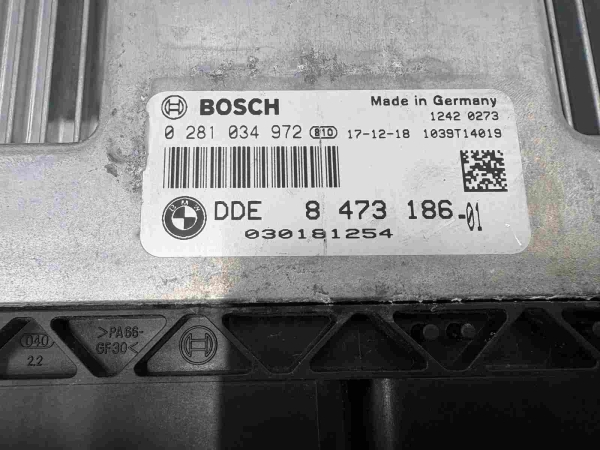 Original BMW F20LCI F30LCI F32LCI   B47 Basic DDE Control Unit 8473186 8589836 