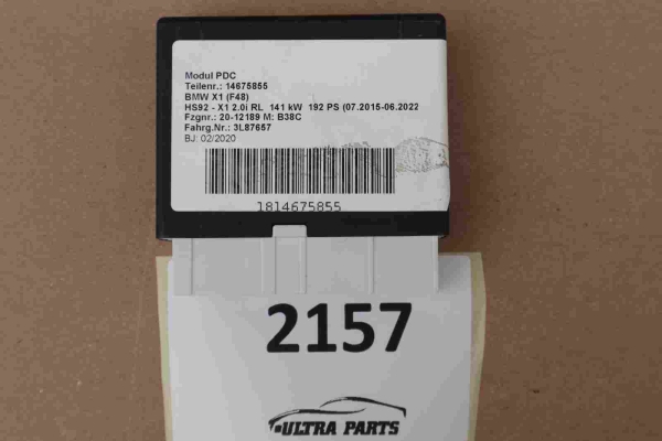 Original BMW F Series Control Unit Parking Assistant 5A02F94 