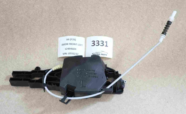 Original BMW F25 F26 Carrier Outside Door Handle Front Left 7319349 7331739 