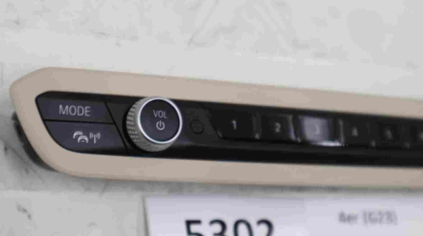 Original BMW 3 G20 4 G22 G26 Audio Operating Unit Canberra Beige 7949459 5A47C55 