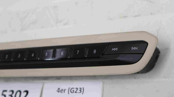 Original BMW 3 G20 4 G22 G26 Audio Operating Unit Canberra Beige 7949459 5A47C55 