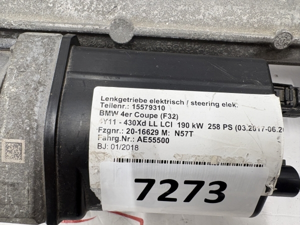OEM BMW 1 F20 2 F22 3 F30 4 F32 Steering Gear Electric Sport XD 6889125 6889127 