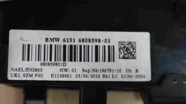 Original MINI Countryman F60 F60LCI Switch Unit Centre Console 6808598 6841576 
