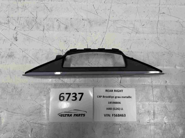 Original BMW G26 G26 LCI Trim Outside Door Handle Painted Right 5A70F74 5A69046 