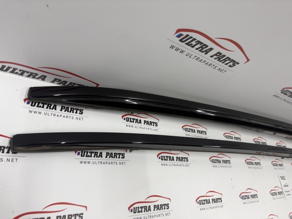 Original BMW X1 F48 F48LCI Roof Rails High Gloss Black Set 7410465 7410466 