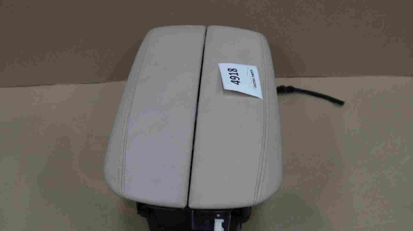 Original BMW F15 F16 Armrest Leather Front Middle Canberra Beige 9285083 