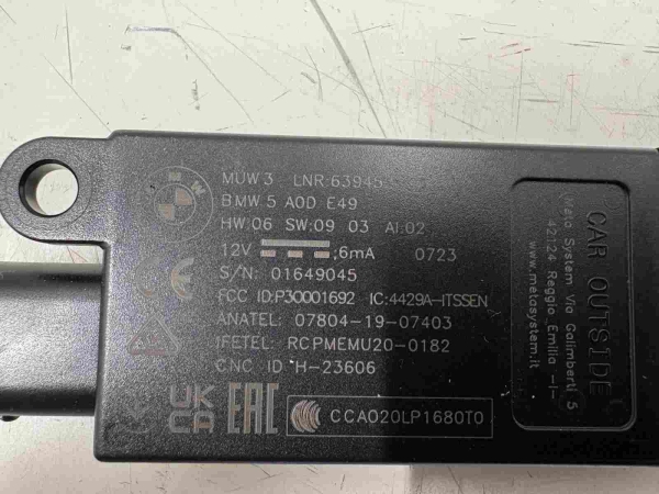Original BMW FG Series DWA Alarm System 5A0DE49 7946190 9233009 