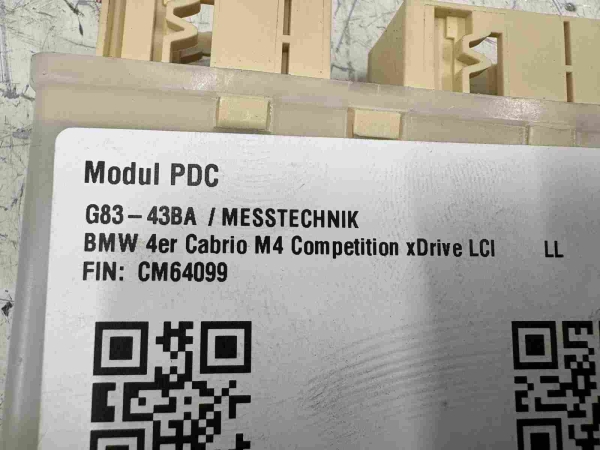 Original BMW G Series Control Unit Parking Assistant High 5A70A60 5B76802 