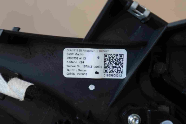 BMW 8er G14 G15 G16 M8 F91 F92 F93 Storage Compartment Centre Console 9396502 