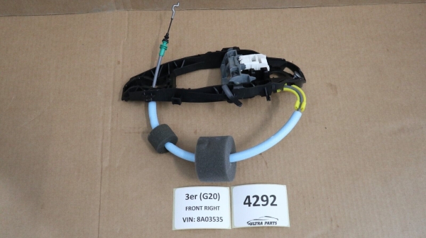 Original BMW G20 G21 G80 G81 Carrier Outside Door Handle Right 7439220 7432222 