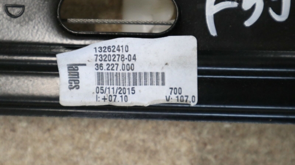 MINI F55  Fensterheber  Passagier 7320278 Passenger window lift mechanism 