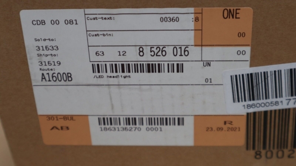 New Original BMW K50 K51 LED Headlight 8526016 