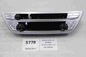 Original BMW 7er G11 G12 Radio and A/C Control Panel 5A09B16 5A48109 5A0A259