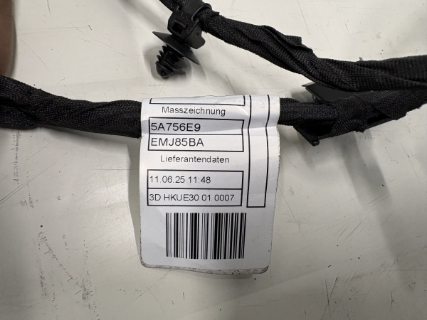 Original BMW 7er G70 Front Bumper Wiring Harness M US 5A75703 5A756E9 