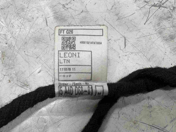 Original BMW G26 G26 LCI Door Cable Harness Driver's Side 5A4DD68 5A37041 