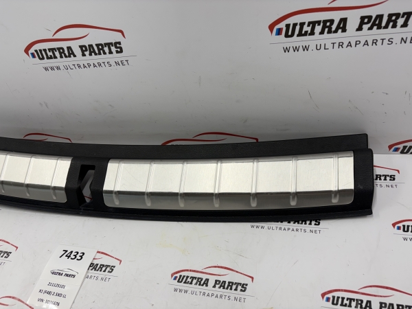 Original BMW X1 F48 F48LCI Loading Sill Cover In Trunk 7413689 