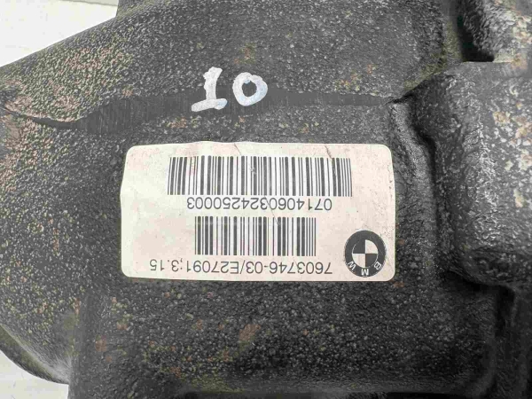 Original BMW F30 F31 F34 F35 F32 Rear Axle Differential I=315 7603746 