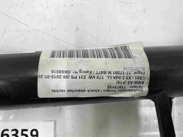 Original BMW F15 F16 Shock Absorber Rear Right 6867866 