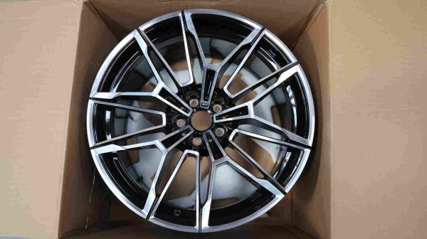 NEW Original BMW G80 G81 G82 Disc Wheel Light Alloy Jet Black Paint 8093833 