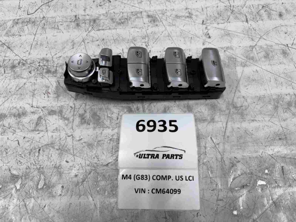 Original BMW G23 G23LCI G83 Operating Unit Switch Cluster Door CHROME 7950056 