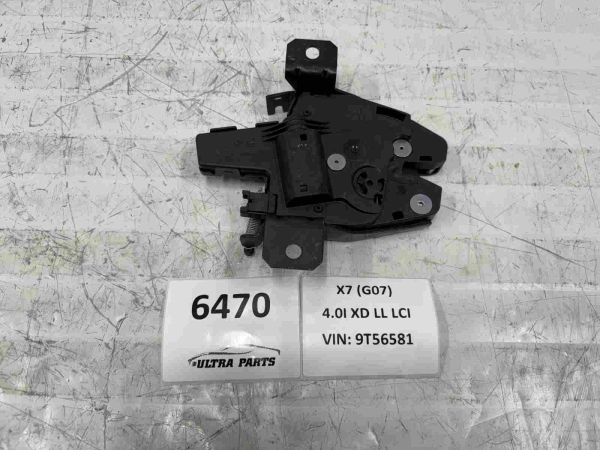 Original BMW X5 G05 X7 G07 Trunk Lid Lock Bottom Right 7475462 