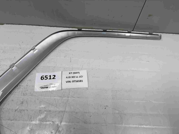 Original BMW X7 G07 G07 LCI Rear Left Window Strip Chrome 7444123 5A8A2A3 