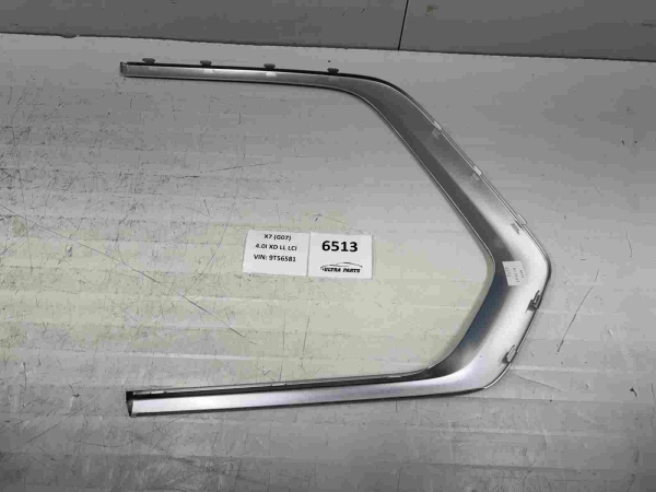 Original BMW X7 G07 G07 LCI Rear Right Window Strip Chrome 7444124 5A8A2A4 