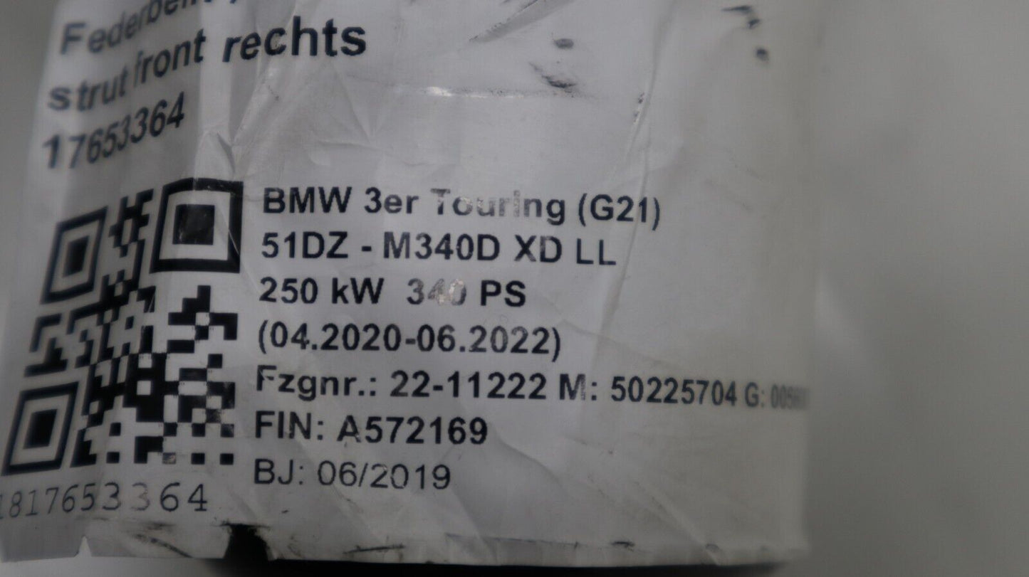 BMW 3er G21 X Drive Federbein Stodmpfer vorne rechts 6879374