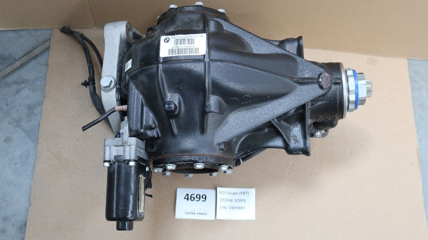 BMW M3 F80 M4 F82 F83 HINTERACHSGETRIEBE DIFFERENTIAL 346 8090473 DIFFER 2km