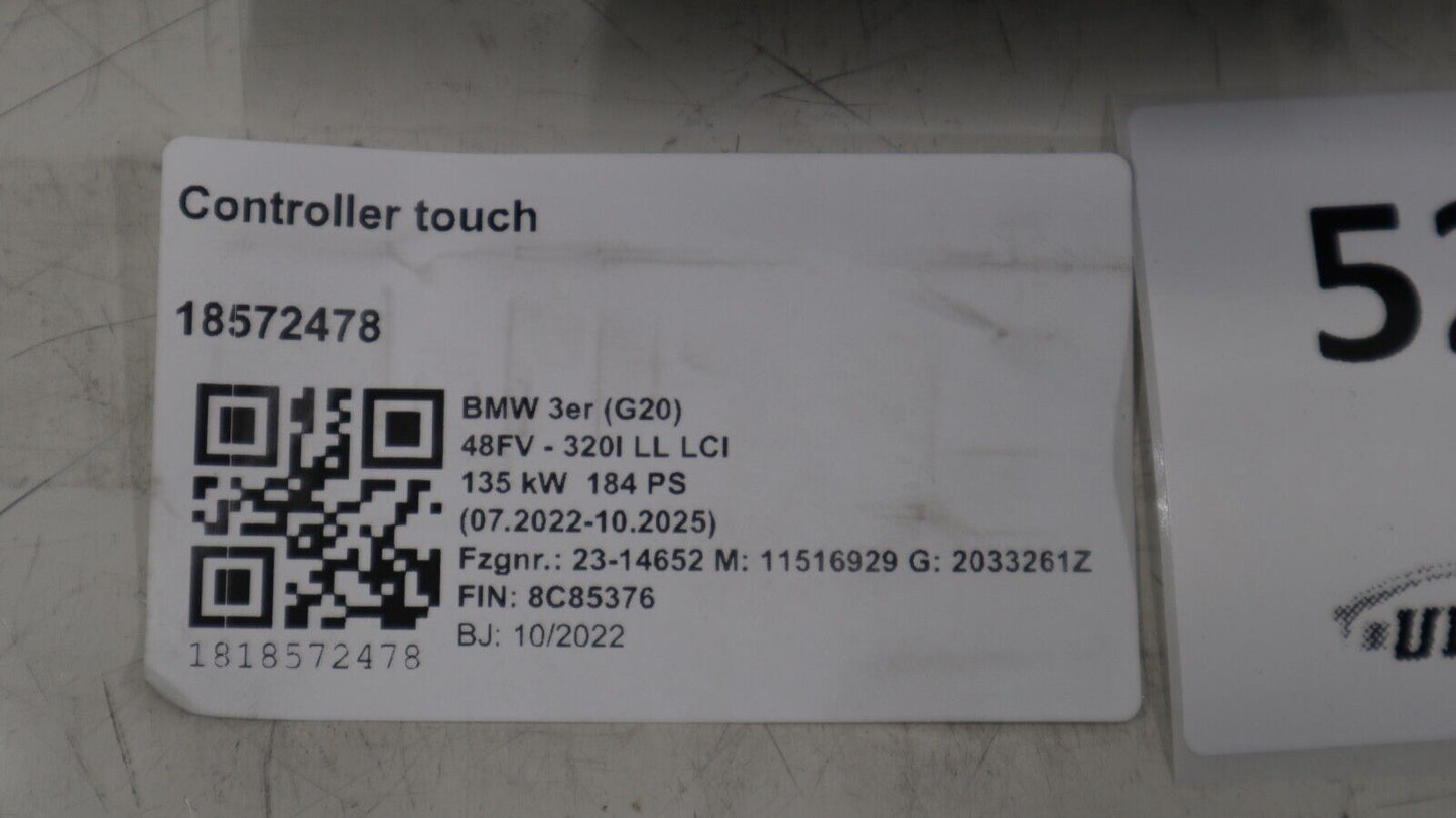 I DRIVE CONTROLLER BMW G20 G21 G22 F40 F44 X3 X4 G01 G08 Kontroller Touch MATT .