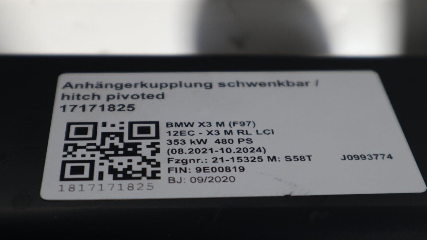 Original BMW X3 G01 X4 G02  Anhngerkupplung elektr schwenkbar 71606887640