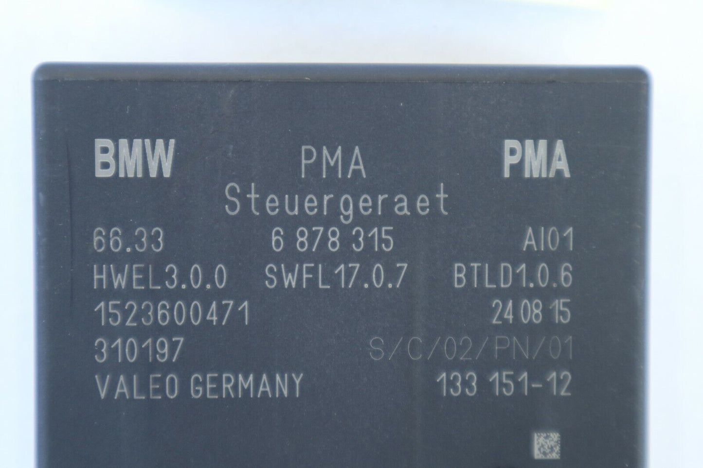 BMW F15 F16 F25 F39 F45 F48 F56 F57 i3 STEUERGERÄT MODULE PMA PDC 6878315