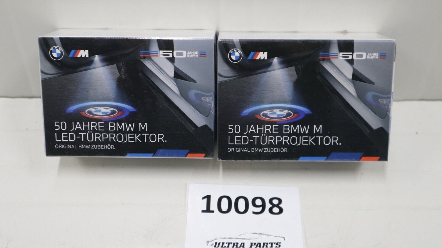 Original BMW M 50 Jahre LED-Türprojektoren (50mm) 2 Projektoren li./re.