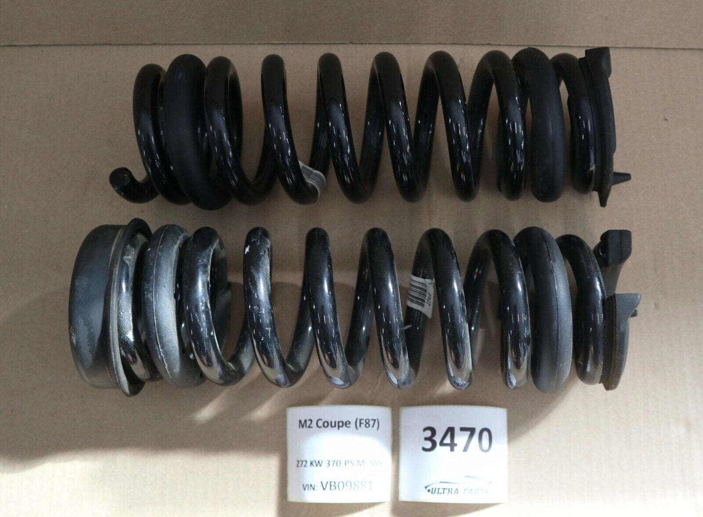 Original BMW 2er F87 M2 Schraubenfeder Feder Satz hinten Coil spring 7853275